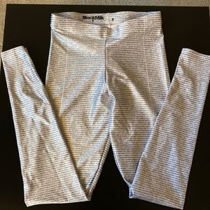 NWT Blackmilk Black Milk Pi Pie Day Leggings Black White Size S